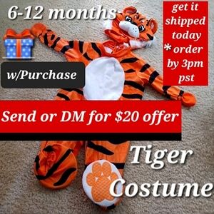 TIGER Halloween costume, 6 to 12 months, Spooktacular creations